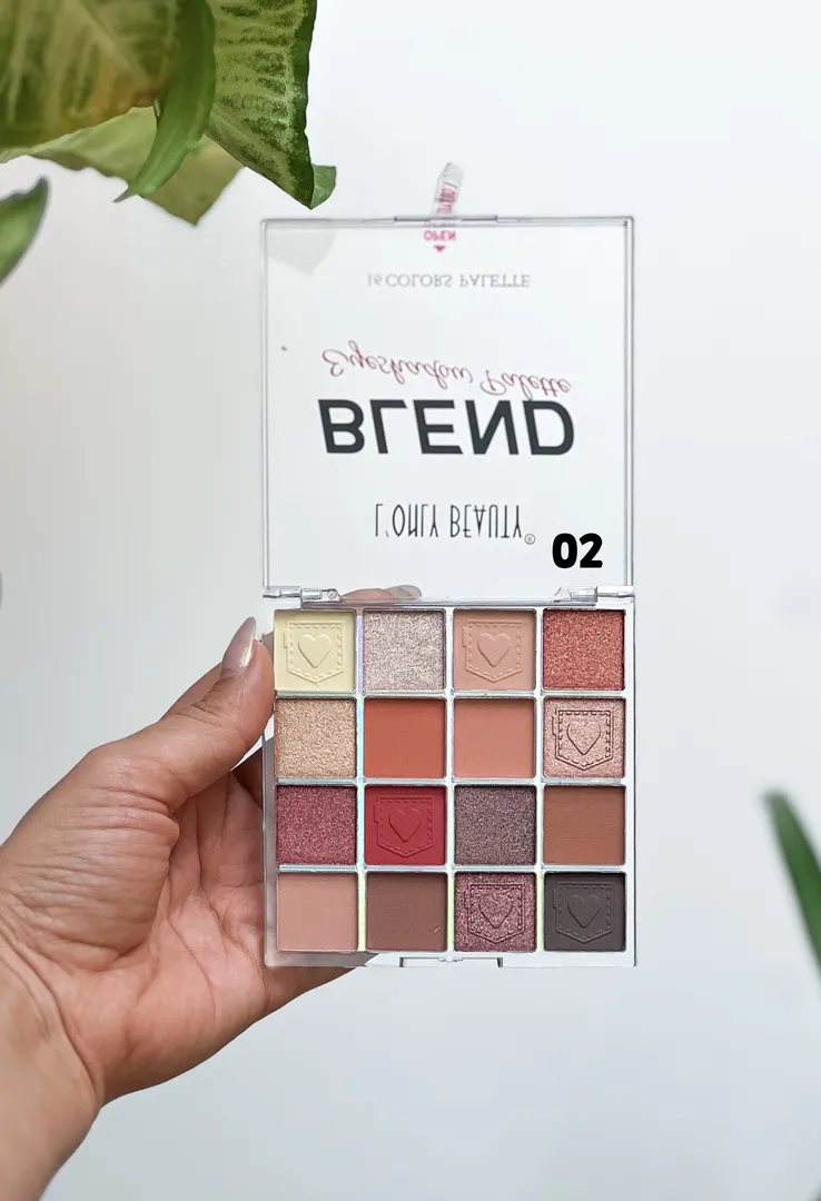 پالت سایه 16 رنگ بلیند BLEND