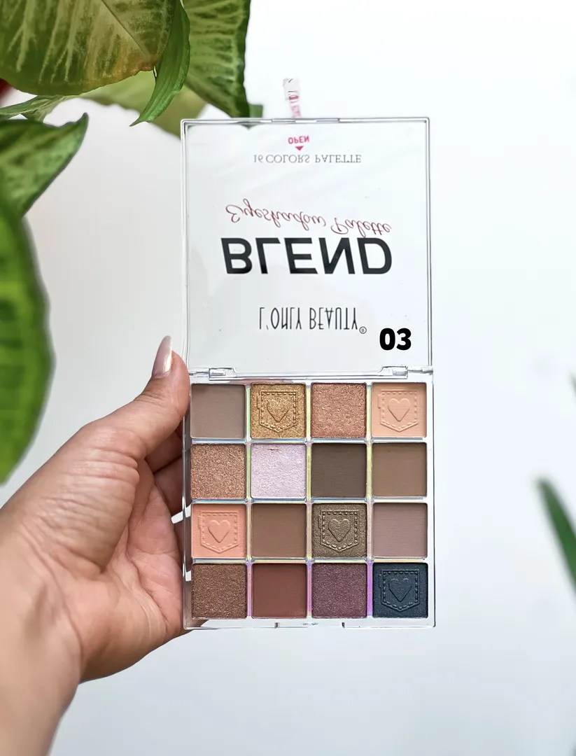 پالت سایه 16 رنگ بلیند BLEND